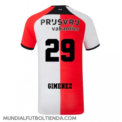 Camiseta Feyenoord Santiago Gimenez #29 Primera Equipación Replica 2024-25 mangas cortas